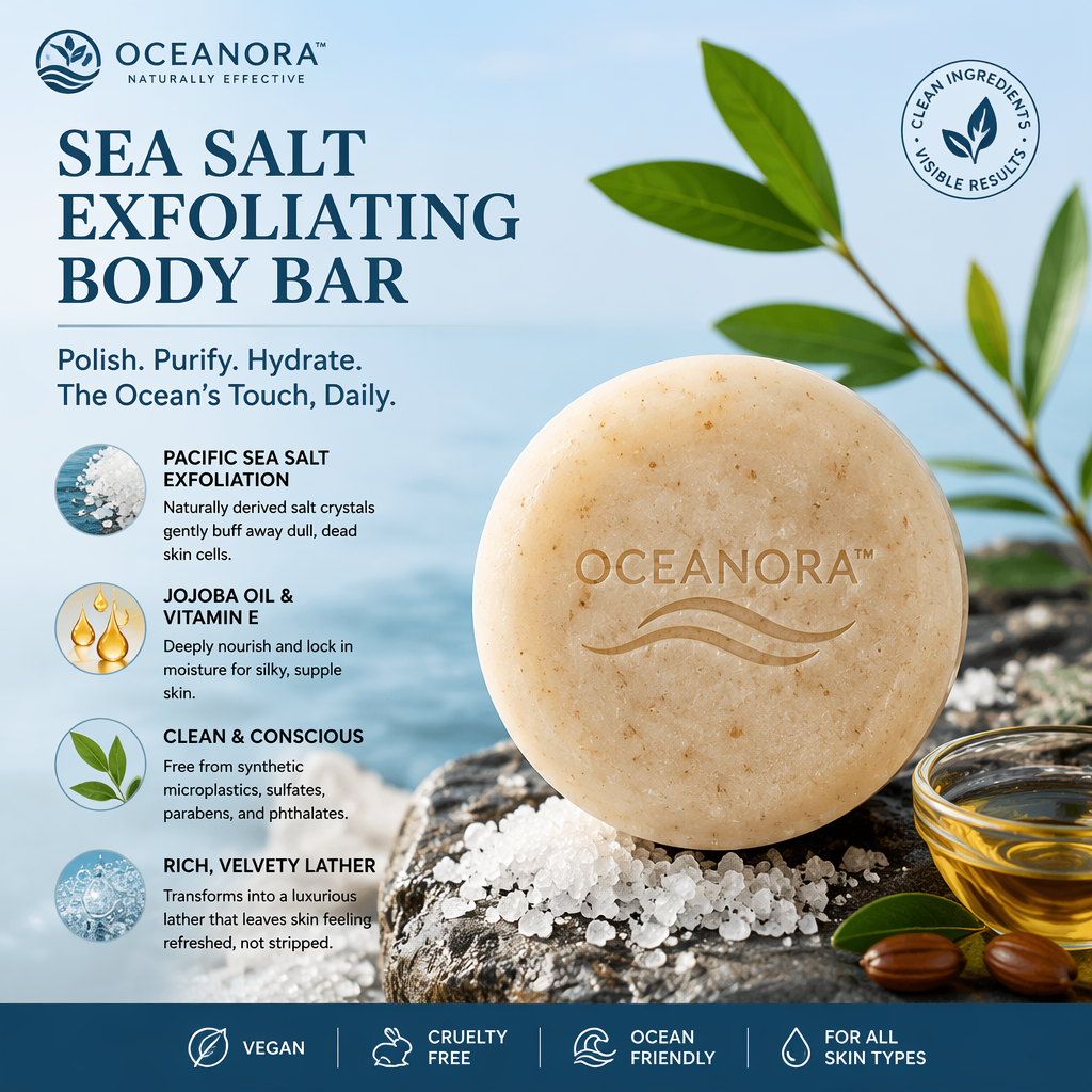 YANCHEN™ Golden Jojoba &amp; Sea Salt Exfoliating Block